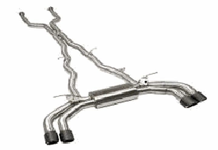 Cat-back exhaust – BMW M5 (G90) S68, carbon fiber