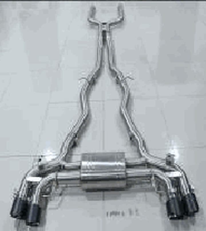 Cat-back exhaust – BMW M5 (F90) S63 4.4T, valved