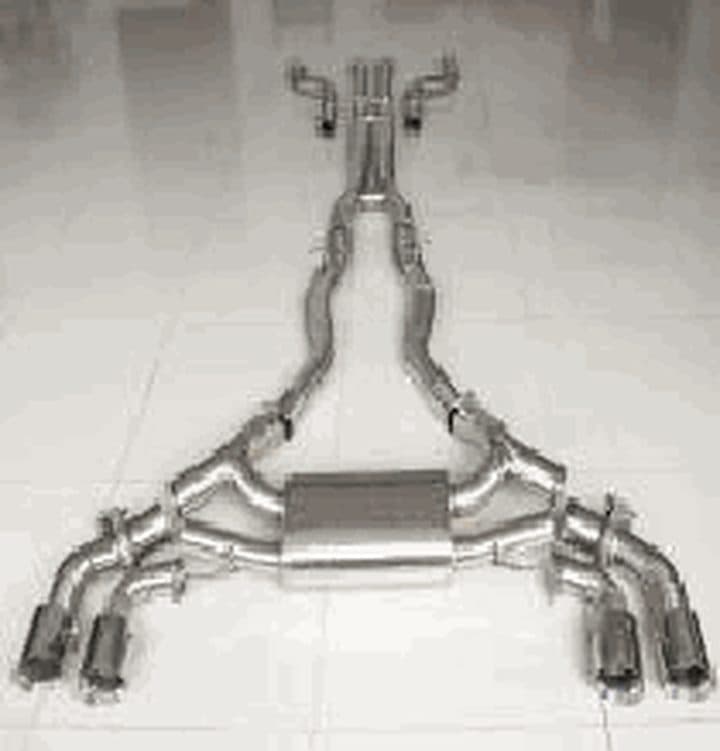 Cat-back exhaust – BMW M8 Gran Coupe (F93) S63 4.4TT, valved, carbon fiber