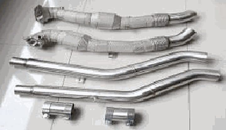 Front pipe – Audi S6 / RS 7 (C7), with catalytic converter, heat shield