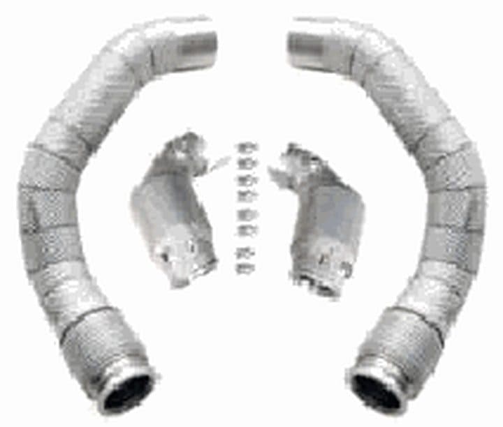 Downpipe – BMW M5 / M8 / M8 Gran Coupe (F90/F91/F92/F93), Mercedes-Benz AMG S63 (W222) S63, with catalytic converter, heat shield