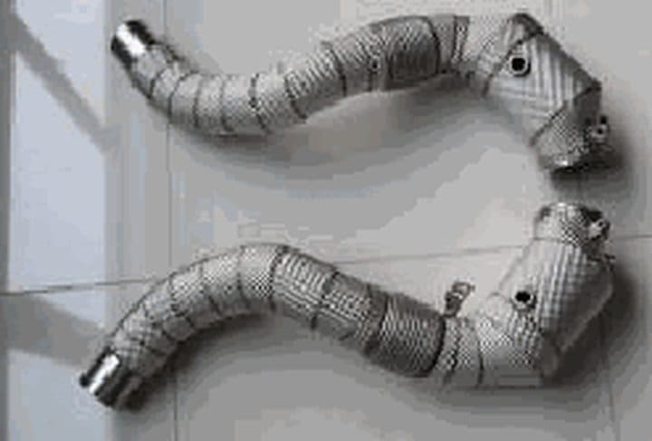 Downpipe – BMW 5 Series / 8 Series / 8 Series Gran Coupe + (G30/G14/G15/G16) N63, avec catalyseur, écran thermique