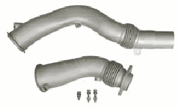Catless downpipe – BMW M3 / M4 (F80/F82) S55, ceramic coated, 3"