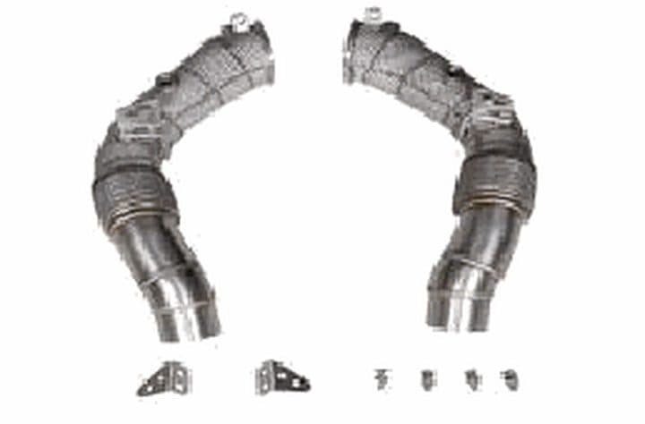 Catless downpipe – BMW 5 Series / 6 Series (F10/F13) S63, heat shield