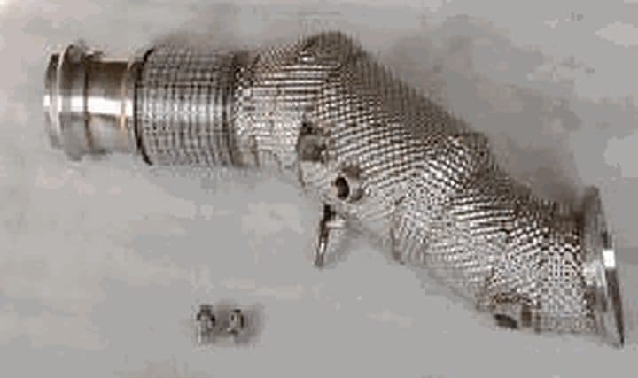 Downpipe – BMW 3 Series (F30) B48, with catalytic converter, heat shield