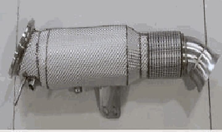 Downpipe – BMW X5 / X6 (G05/G06) 3.0T B58, sans catalyseur, écran thermique, modèles avec FAP