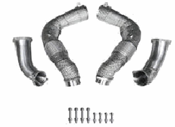 Downpipe – BMW M5 (G90) S68, heat shield